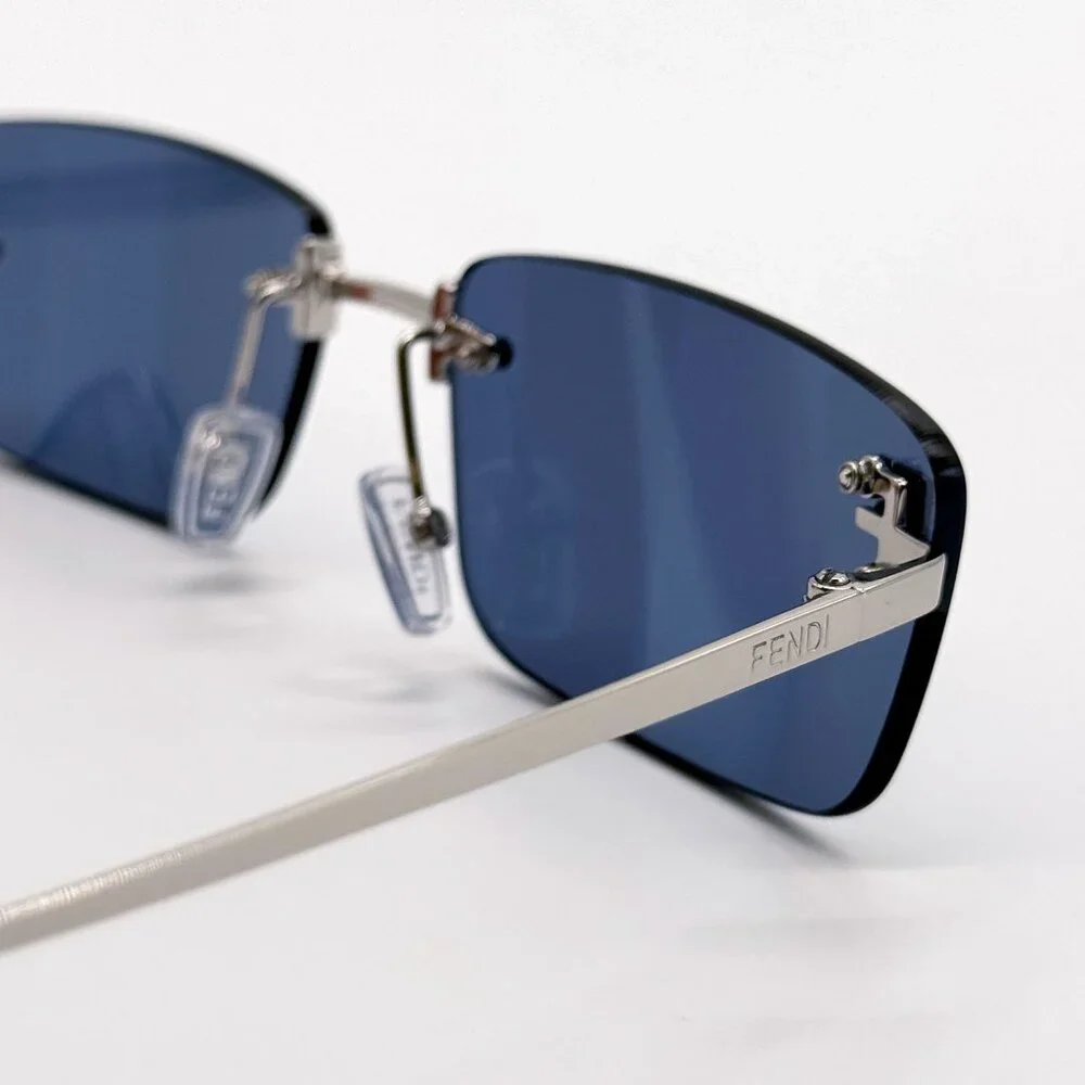 NEW FE4172US 16X BLUE SILVER UNISEX SUNGLASSES FENDI FE4172US